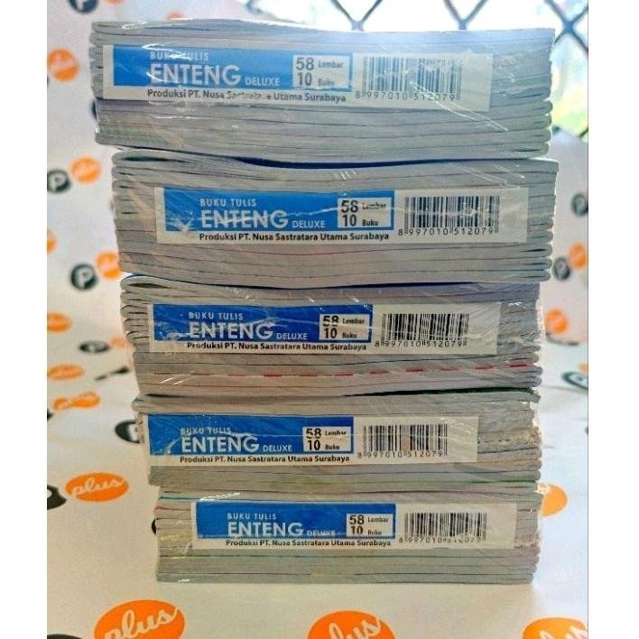 

BUKU TULIS MURAH 58 LEMBAR MERK ENTENG (MURAH)(10 BUKU) GRATIS ONGKIR