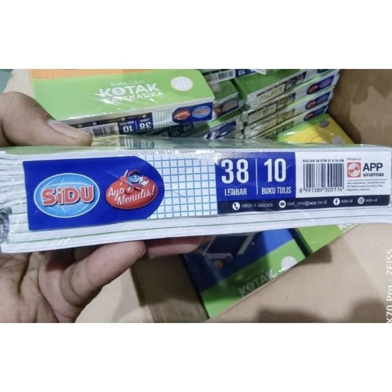 

BUKU SIDU PACK ISI 10 BUKU 38/32 LEMBAR/BUKU BUKU SKOLA BY SIDU GRATIS ONGKIR