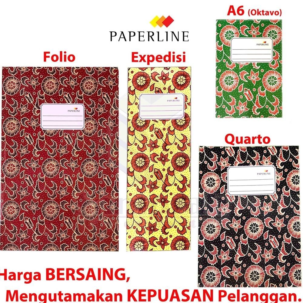 

BUKU HARD COVER PAPERLINE QUARTO ISI 300 LEMBAR / BUKU AKUTANSI LAPORAN KUARTO / KWARTO PPL 300 LBR ORIGINAL PRODUK