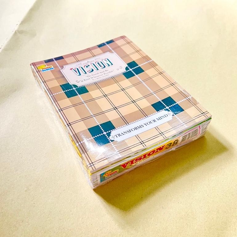 

BUKU TULIS VISION 38 LEMBAR ISI 10 PCS COD