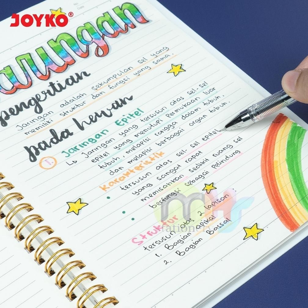 NOTEBOOK DIARY AGENDA BUKU CATATAN BERGARIS RULED JOYKO NB-710 A5 SPACE TRAVEL ORIGINAL PRODUK