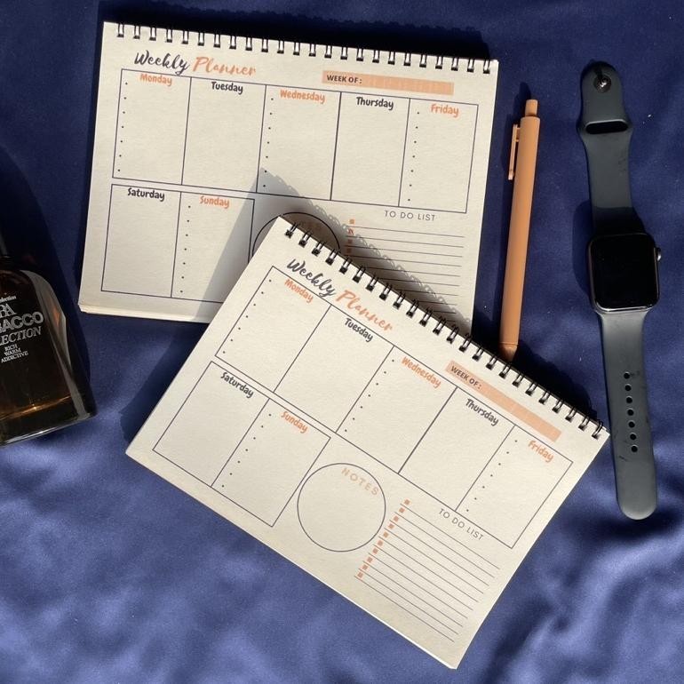 

WEEKLY PLANNER NOTEBOOK / BUKU AGENDA MINGGUAN TERMURAH BANGET