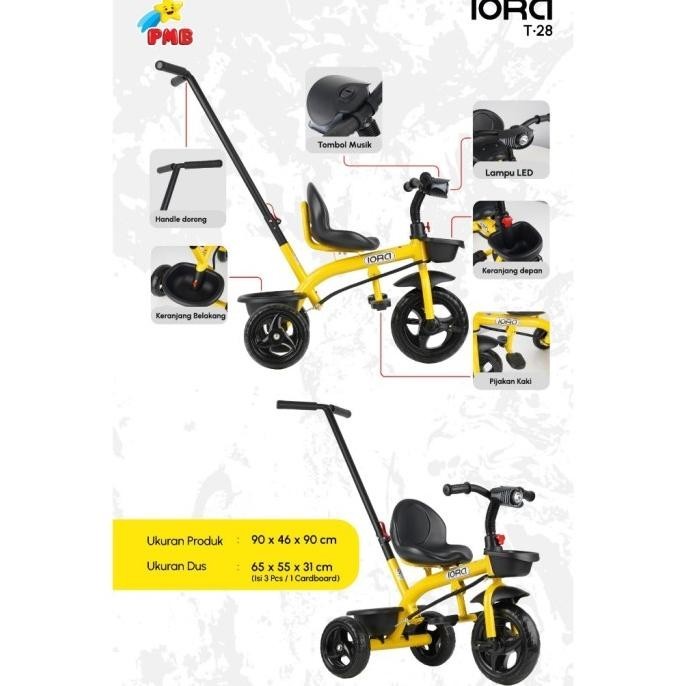 Sepeda Anak Roda Tiga Murah PMB IORA TC-03