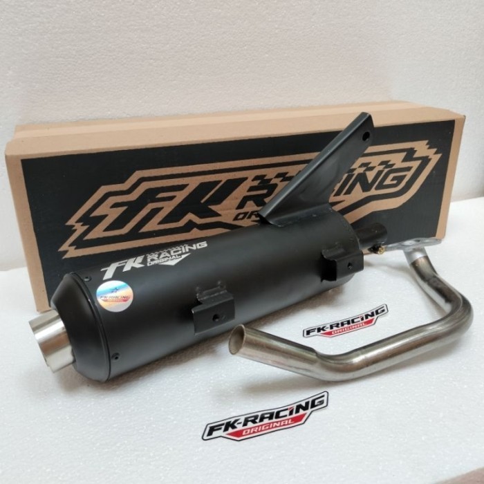 Knalpot Standar Racing Copy CMS Vario 150 LED Vario 125 LED - FK Racing Suara Bass Adem