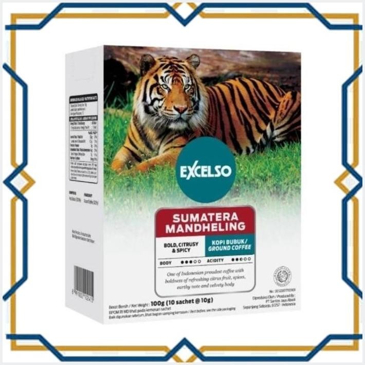 

[GDS] EXCELSO SUMATERA MANDHELING KOPI BUBUK BOX ( 10 SCHT X 10 GR )