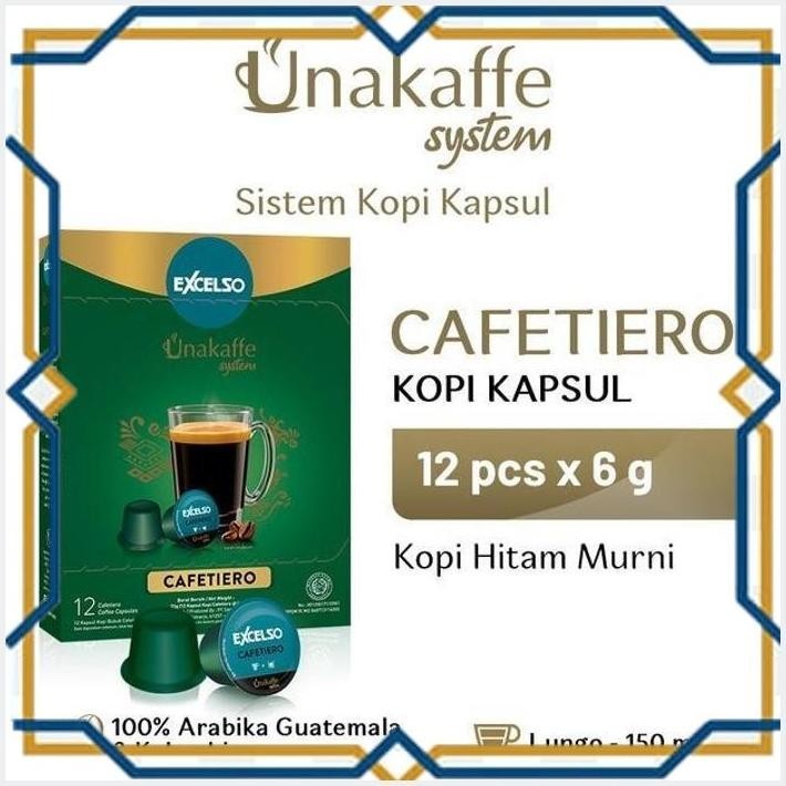 

[GDS] EXCELSO UNAKAFFE CAFETIERO - KOPI KAPSUL-CAPSULE COFFEE (12X6GR)