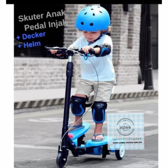 Skuter O Anak Pedal Injak Scooter Anak Genjot Pedal
