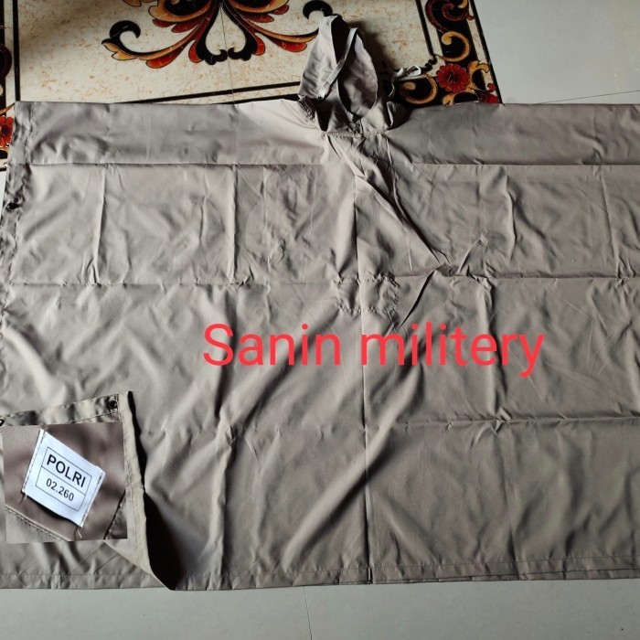 Jas Hujan Ponco Jatah Polri/Polisi L Jas Hujan Polri/Polisi