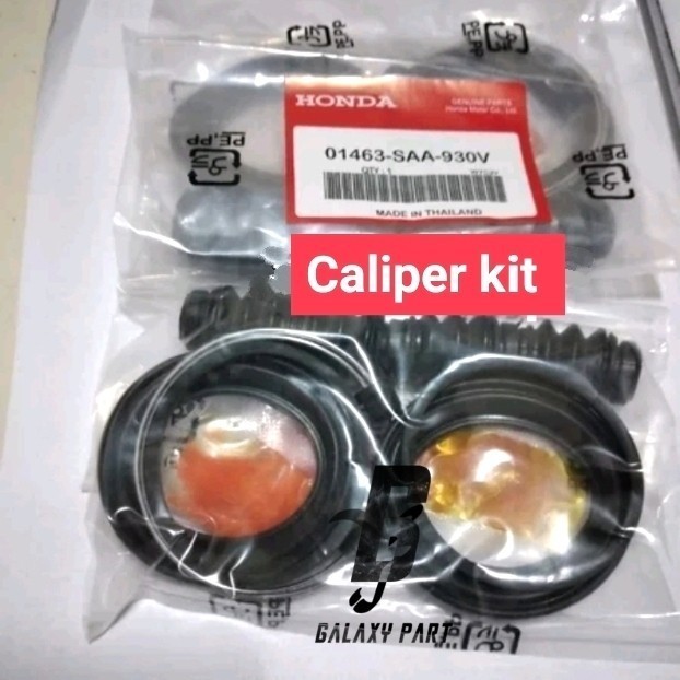 CALIPER KIT SEAL REM DEPAN HONDA JAZZ IDSI VTEC FERIO ORIGINAL