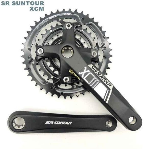 Premium Crank Suntour Xcm Sr Hollowtech Bb Ht 1 Octalink Bottom Bracket Mtb 3 Speed Am Fr Xc Dh Set 