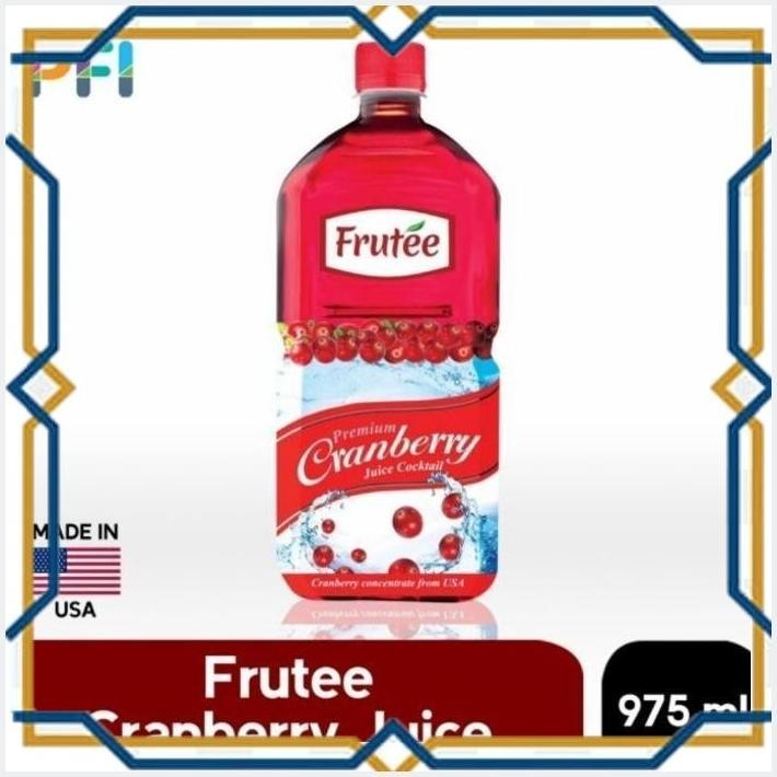 

[GDS] FRUTEE CRANBERRY JUICE 975 ML | JUS | MINUMAN