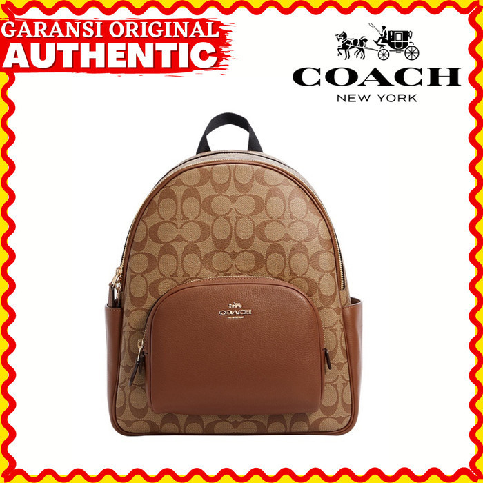 Ready Tas Ransel Coach Court Backpack Wanita Original Branded