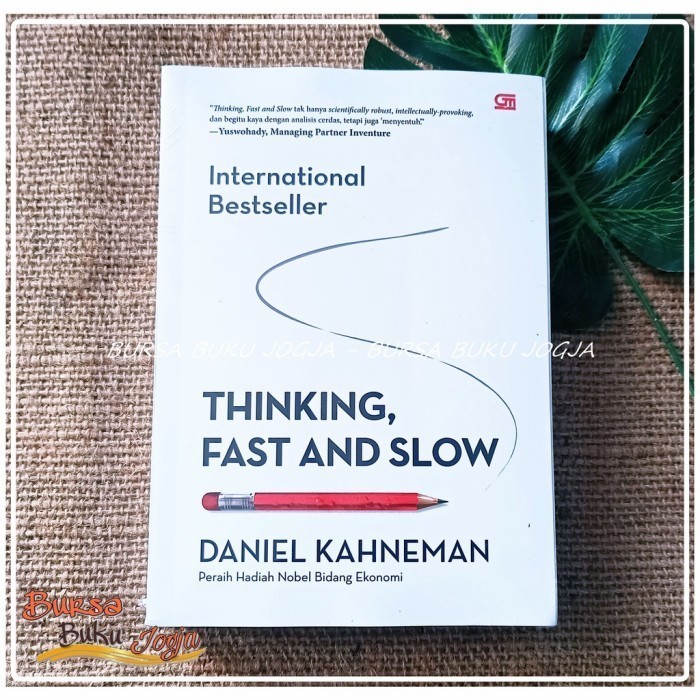 Ready Thinking fast and slow - bahasa indonesia - daniel kahneman buku segel
