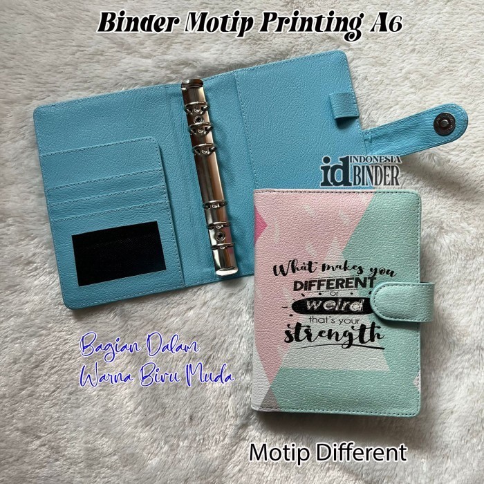 

Binder Motip Printing Uk.A6 Ring 6 (13Cm X 18,5Cm) 12 Motip Pilihan
