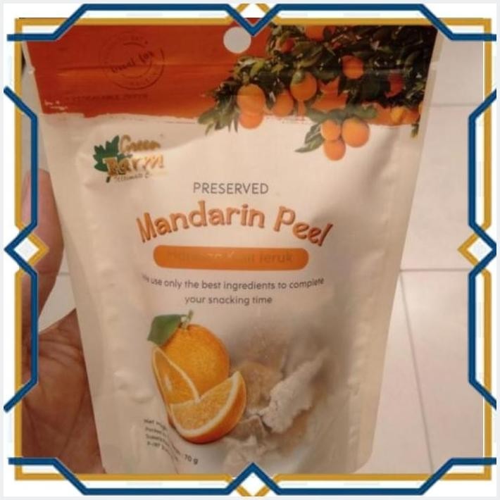 

[GDS] GREEN FARM MANDARIN PEEL 70 GR | MANISAN KULIT JERUK