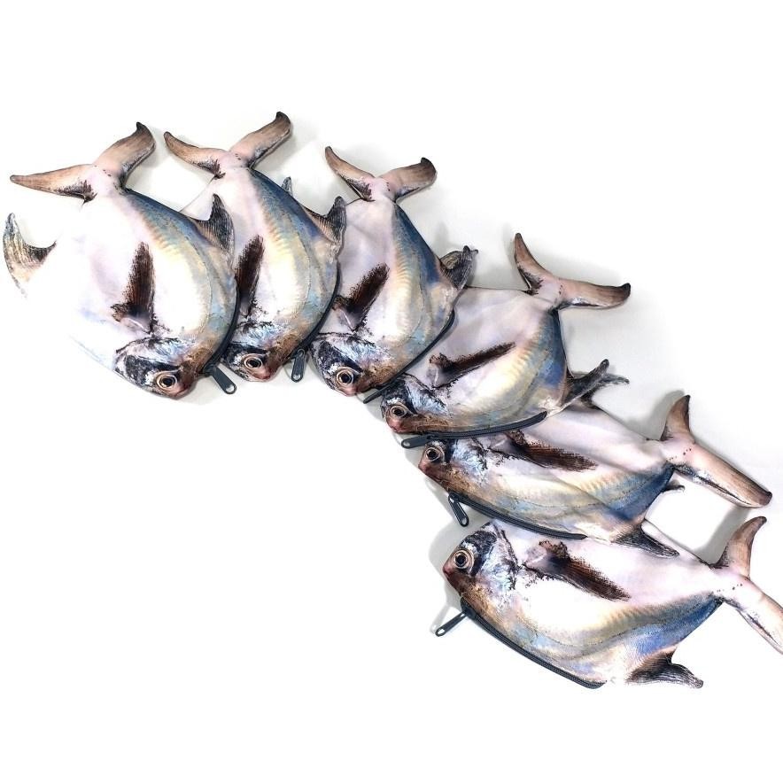 

Tempat Pensil Ikan Bawal Putih Segar Pouch Alat Tulis Premium Unik Best Seller