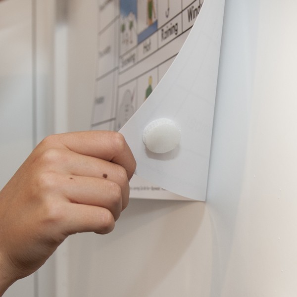 

MIU [20mm] 100 Pairs Sticker Velcro Bulat Busy Book Double Sided K01