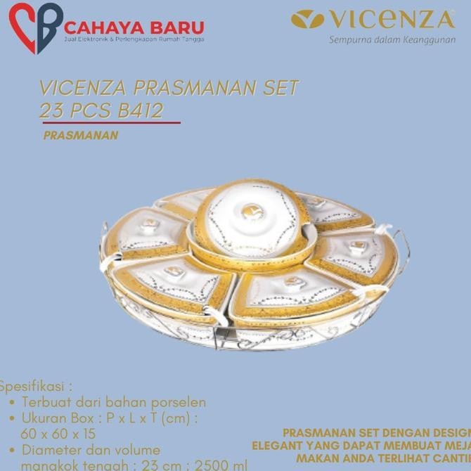 PROMO VICENZA PRASMANAN SET 23PCS BA412