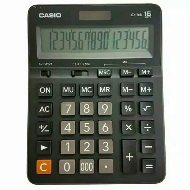 

Kalkulator Calculator Casio Meja Dagang Office Casio Gx-16B Gk16B Ori