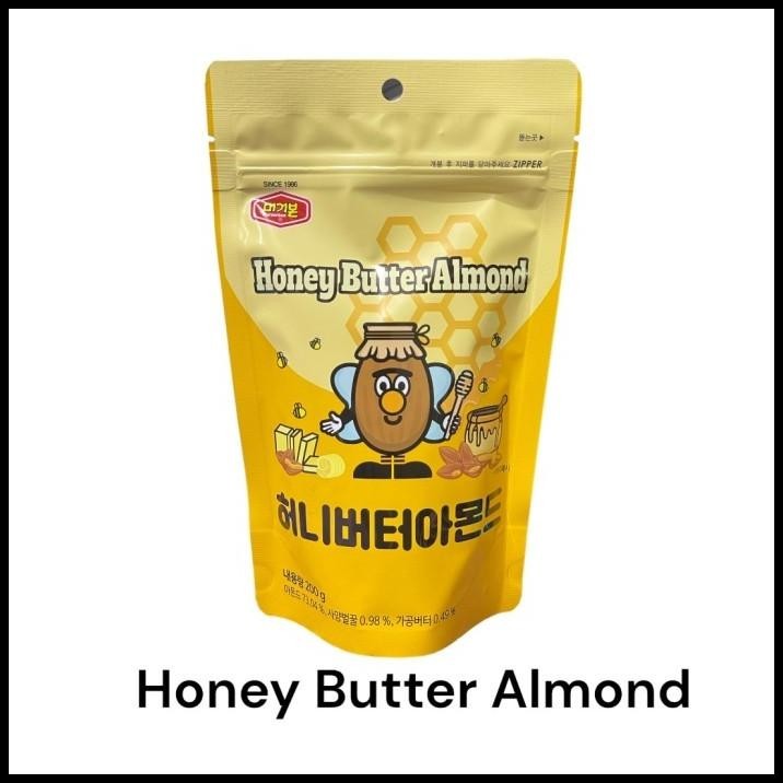 

Murgerbon Honey Butter Almond 200 Gr | Hot & Spicy Kacang Almond Korea