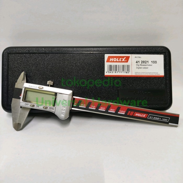 

Jangka Sorong Digital 100Mm 412821 Holex Sigmat Vernier Caliper