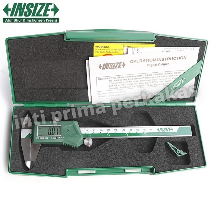 

Digital Caliper / Jangka Sorong / Sigmat Insize 6'' (150Mm) 1108-1500