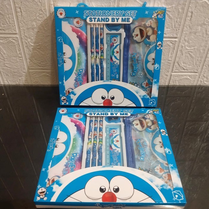 

New Trend! Stationery Set Alat Tulis Anak Sekolah Karakter Doraemon Stasionery Baru