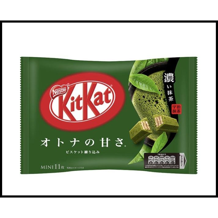 

Kitkat Mini Japan | Cokelat Kit Kat Original Dark Chocolate Green Tea