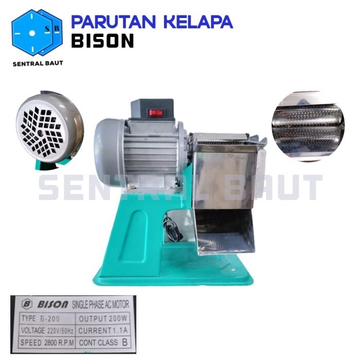 Parut Kelapa Listrik Merk Bison