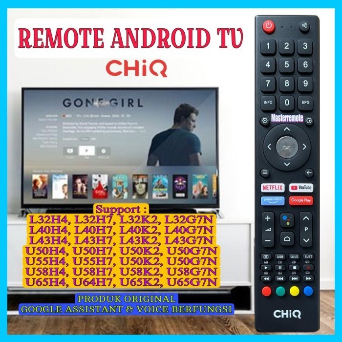 Remot Remote Tv Chiq / Android Tv Chiq
