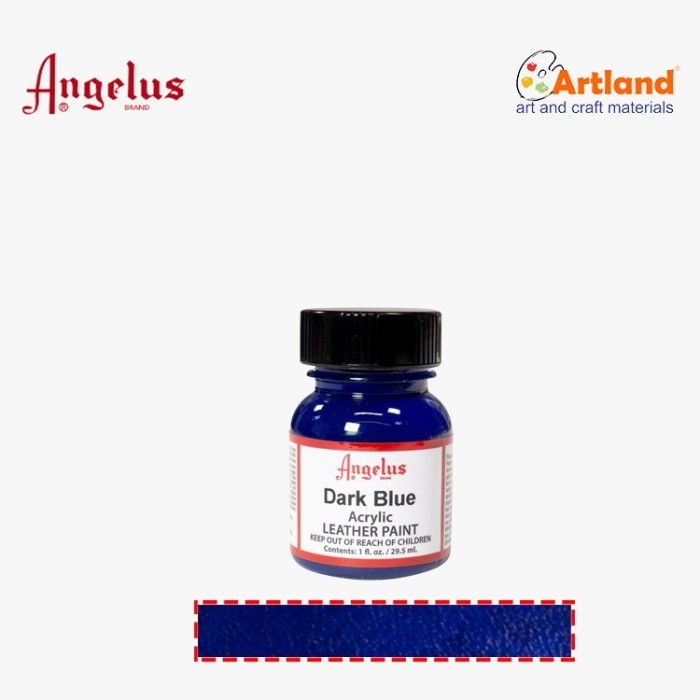 

Ready Angelus Dark Blue Paint // Angelus Acrylic Leather Paint