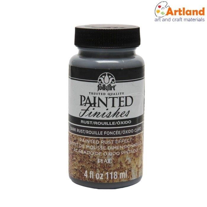 

Ready Folkart Painted finish 4oz Rust Brown 5103