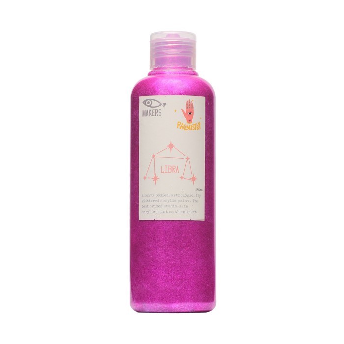 

Ready MAKERS Transparent Glitter Paint - Libra ( Pink ) 250 ml