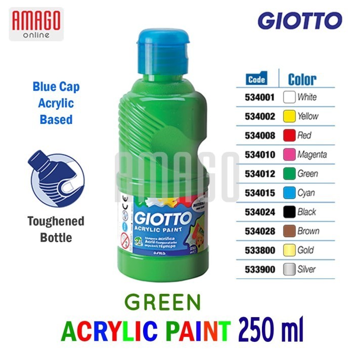 

Ready GIOTTO ACRYLIC PAINT - GREEN - 250 ml - 534012