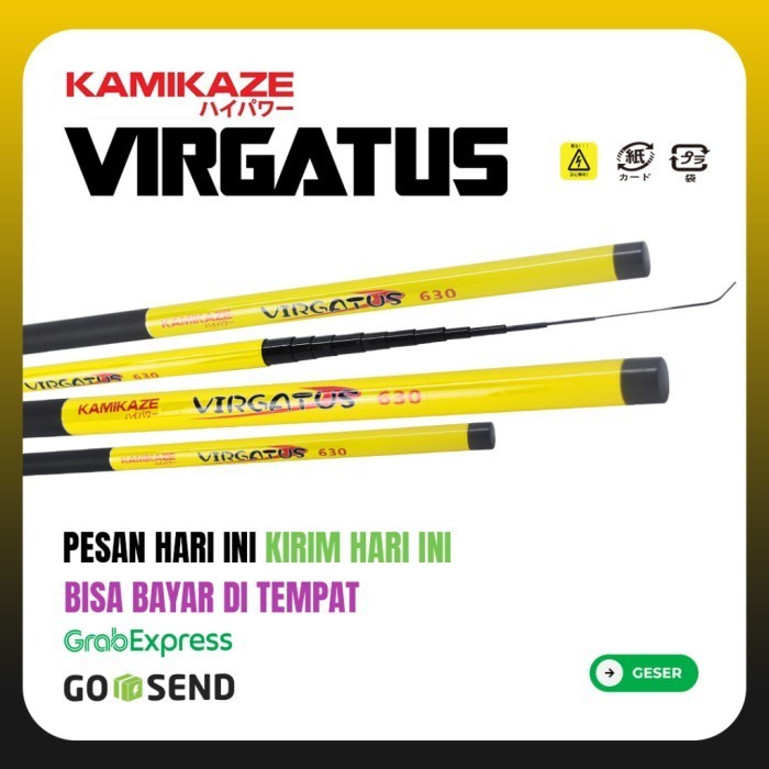 Ready JORAN TEGEK KAMIKAZE VIRGATUS CARBON MATERIAL 240CM - 720CM