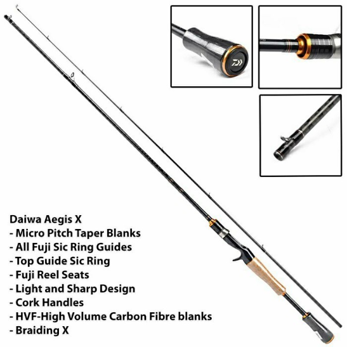 Ready joran BC Daiwa Aegis X