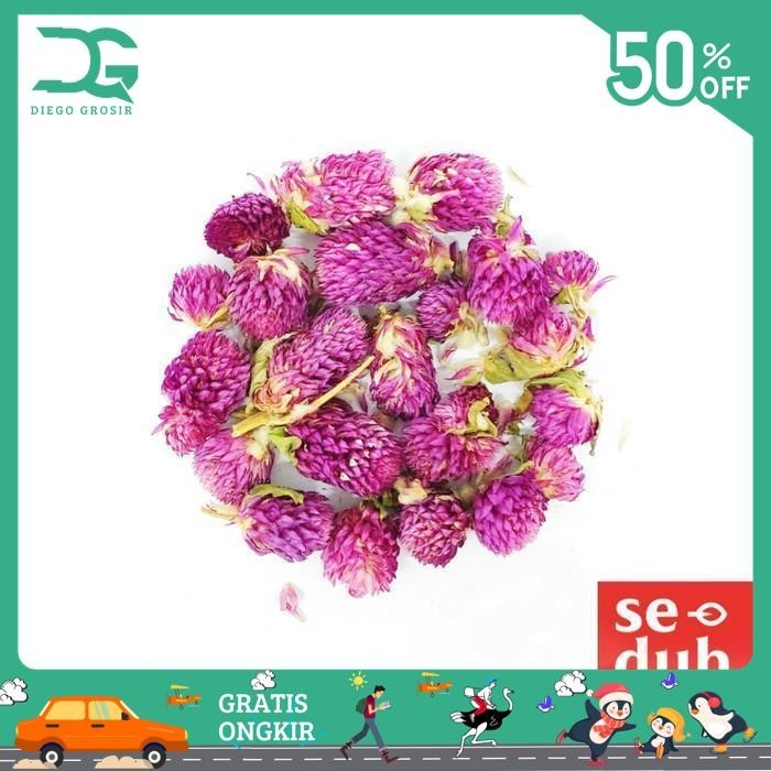 

TEH BUNGA GLOBE AMARANTH TEA WHOLESALE 1 KG TERJAMIN BEST