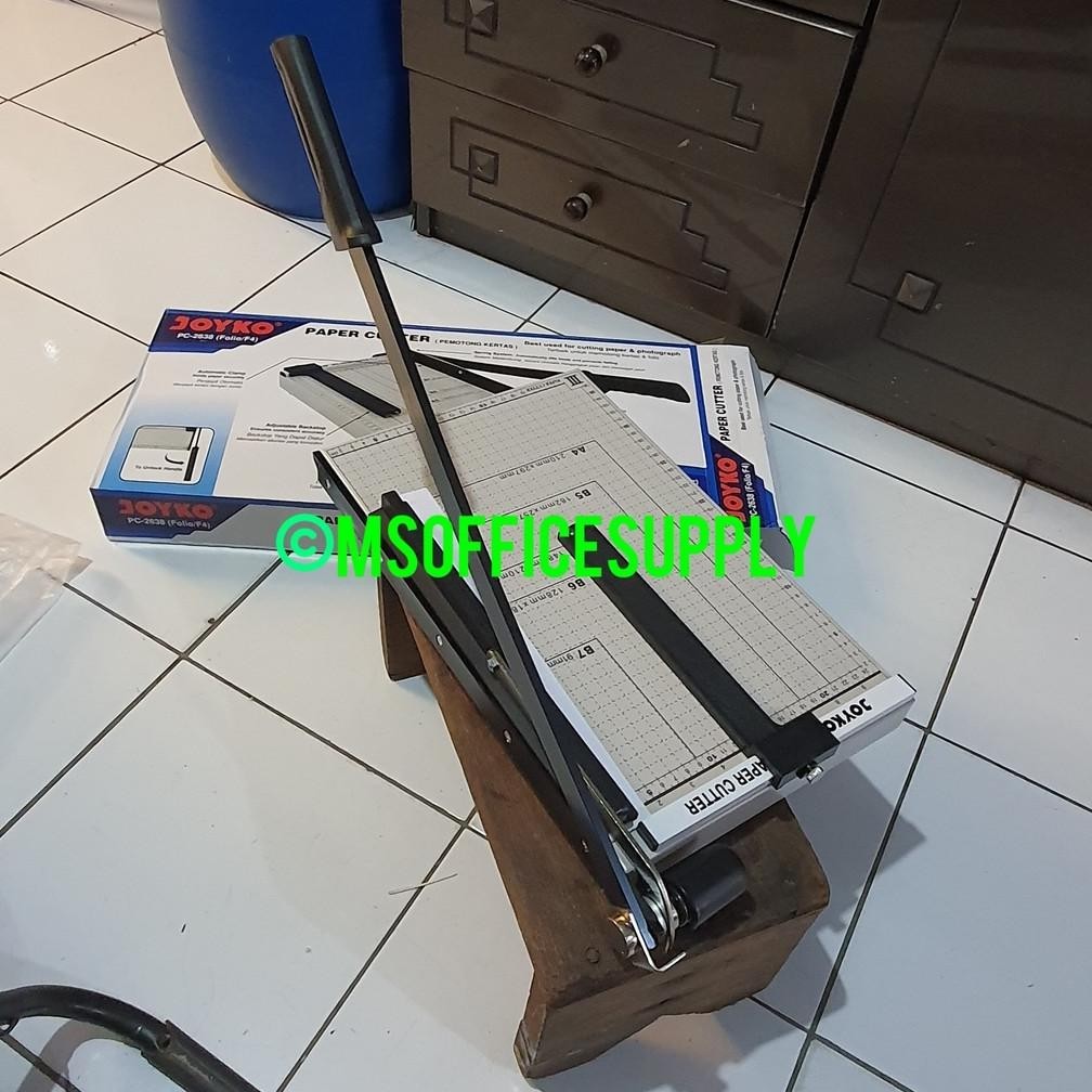 

sd-5 pemotong kertas paper cutter F4 FOLIO JOYKO LETTER 26X38 cm pc 2638 Termurah