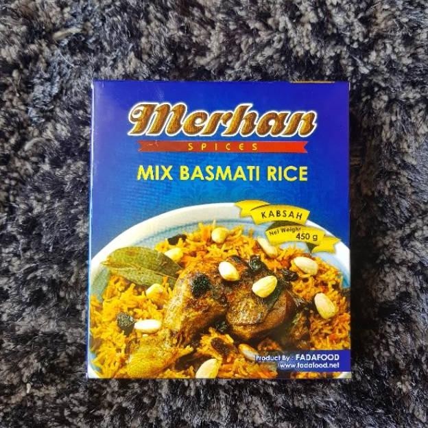 

OKK-1520 PROMO IDUL ADHA - (READY STOK) Merhan Beras Basmati dan Bumbu Rempah Nasi Kebuli Mandi Biryani Kabsah HALAL Berkualitas