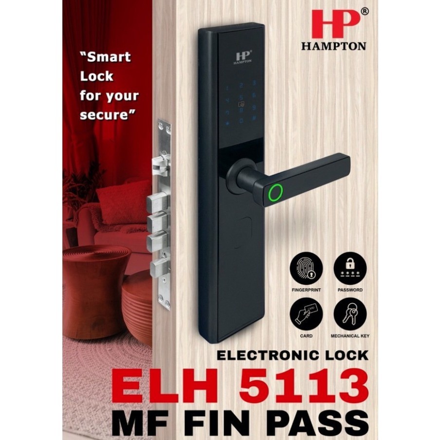 Sale Hampton Elh 5113 Mf Fin Pass Black Digital Lock