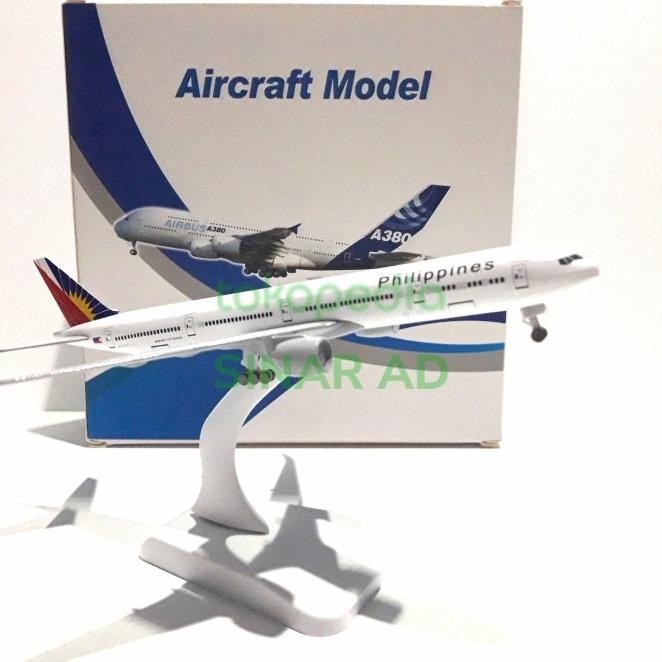 Diecast / Miniatur Pesawat Philippines Airlines + Roda