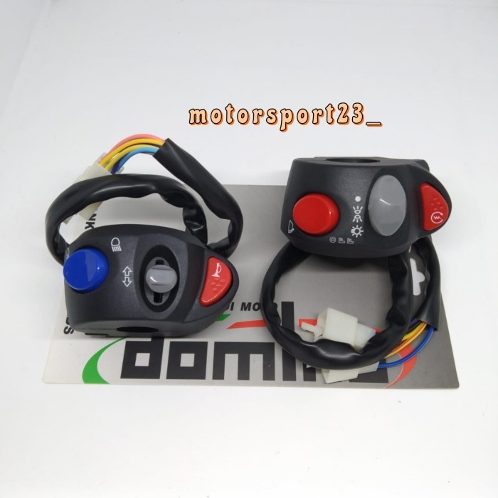 Saklar Holder Domino Kiri & Kanan Model Fino Scoopy Fino Beat Vario