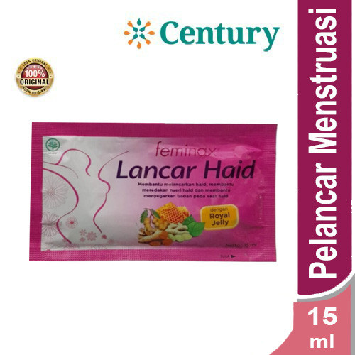 FEMINAX LANCAR HAID 1 SACHET @15ML /PELANCAR HAID / NYERI HAID
