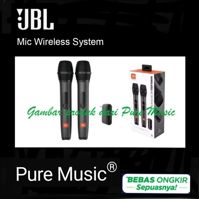 Jbl Microphone Karaoke Mic Wireless Set Original