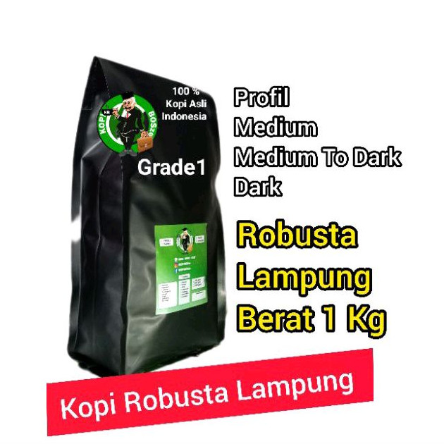 

Kopi Robusta Lampung 1 kg Grade1(Robusta Coffee Lampung Indonesia)