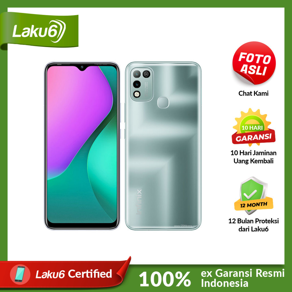 Infinix Infinix Hot 10 PLAY 3GB/32GB Bekas Resmi Indo