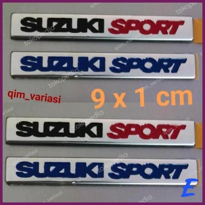 EMBLEM LOGO SUZUKI SPORT ERTIGA XL7 SCROSS IGNIS BALENO KARIMUN WAGONR