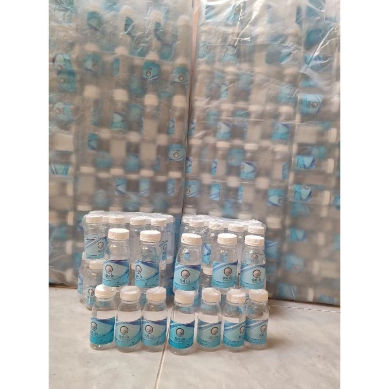 Botol Air Zamzam 60ml 1pcs Sticker Biru / Botol Kosong