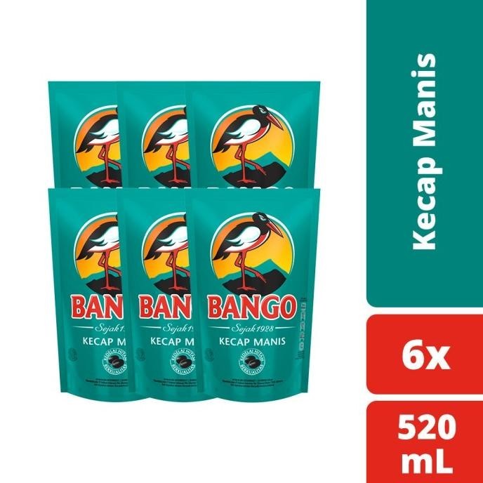 

TERBARU BANGO KECAP MANIS KEMASAN POUCH REFILL 720GR ISI 6 !!!!!