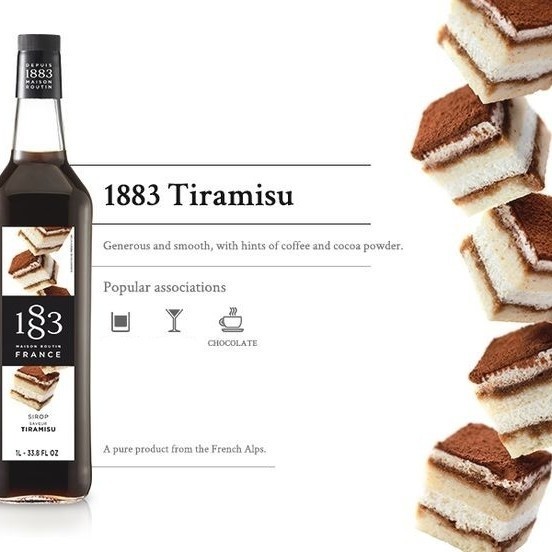 

1883 maison routin syrup Tiramisu 1 liter